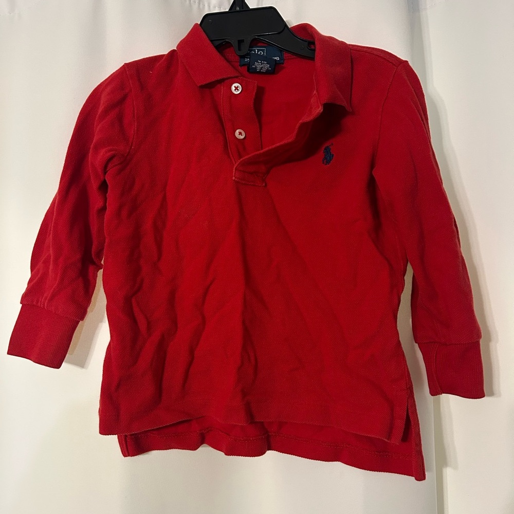 Ralph Lauren Kids Red Polo Shirt